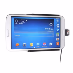 Brodit PDA Halter aktiv fr Samsung Galaxy Tab 3 8.0 mit USB-Kabel Support actif Tablette / UMPC Noir