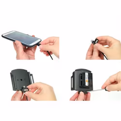 Brodit ProClip 527629 Support actif Mobile/smartphone Noir