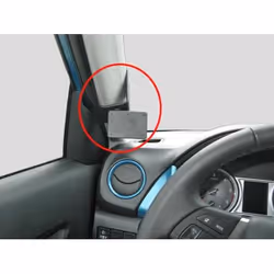 Brodit 805111, Mobile/smartphone, Support passif, Voiture, Noir