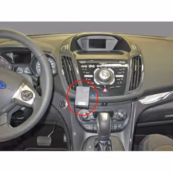 Brodit 855045, Mobile/smartphone, Support passif, Voiture, Noir