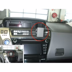 Brodit 855084, Ordinateur portable, Mobile/smartphone, Navigateur, Support passif, Voiture, Noir