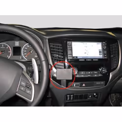 Brodit 855148, Mobile/smartphone, Support passif, Voiture, Noir