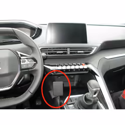 Brodit 855275, Mobile/smartphone, Support passif, Voiture, Noir