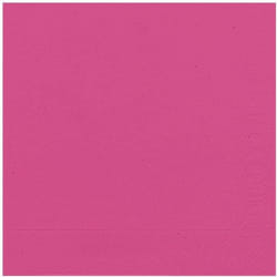 Serviette - DUNI - 33x33cm - 3 plis - Fuchsia - Lot de 20