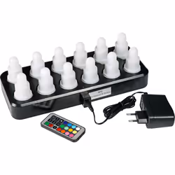 Duni 171486, LED, 12 ampoule(s), 13 h, Multicolore, Blanc, Universel