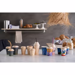 BioPak 182574 gobelet jetable 800 pièce(s) 180 ml Papier
