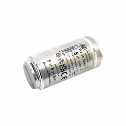 Condensateur 5µF d'origine pour sèche linge AEG, ARTHUR MARTIN, ELECTROLUX, FAURE, ZANUSSI compatible 1250020516 Longueur du ...