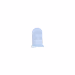 Poussoir de hublot pour sèche-linge Electrolux - 136626102. Dimensions : 22 x 8 x 33 mm.