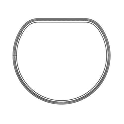 Soufflet de hublot lave-linge pour seche-linge Aeg 858136606311