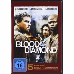Warner Bros Blood Diamond, DVD, Allemand, Anglais, action, 2D, Allemand, Anglais, 2.40:1