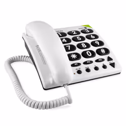 Doro PhoneEasy 311c Téléphone analogique Blanc - Vue supplémentaire 2