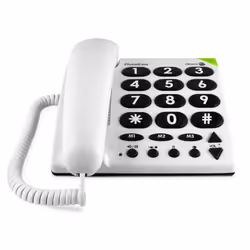Doro PhoneEasy 311c Téléphone analogique Blanc - Vue supplémentaire 3