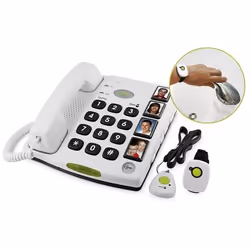 Doro Care SecurePlus, Haut-parleur, Blanc