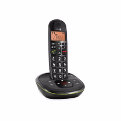 Doro PhoneEasy 105wr, Téléphone DECT, Haut-parleur, Noir