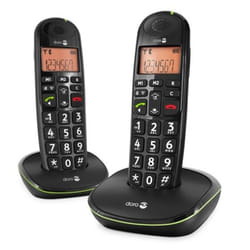 Doro PhoneEasy 100w Duo Téléphone DECT Noir