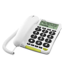Doro Phone Easy 312Cs Téléphone analogique Identification de l'appelant Blanc