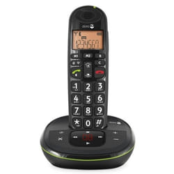 Doro PhoneEasy 105wr Téléphone DECT Identification de l'appelant Noir