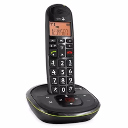 Doro PhoneEasy 105wr Téléphone DECT Identification de l'appelant Noir