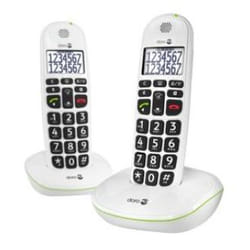 Doro PhoneEasy 110 Téléphone DECT Identification de l'appelant Blanc