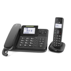 Doro Comfort 4005 Téléphone analog/dect Identification de l'appelant Noir