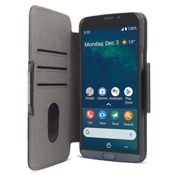 Doro 7645 coque de protection pour téléphones portables 14,5 cm (5.7") Étui avec portefeuille Noir