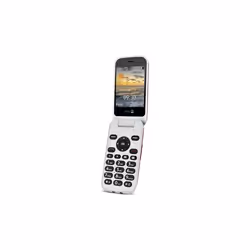 Doro 6620, Clapet, SIM unique, 7,11 cm (2.8"), 3 MP, 800 mAh, Rouge, Blanc