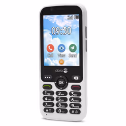 Doro 7010, Barre, 7,11 cm (2.8"), 3 MP, Bluetooth, 1600 mAh, Blanc