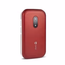 Doro 6040, Clapet, Double SIM, 7,11 cm (2.8"), 3 MP, 1000 mAh, Rouge, Blanc