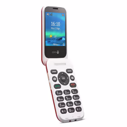 Doro 6880, Clapet, SIM unique, 7,11 mm (0.28"), 2 MP, 1000 mAh, Rouge
