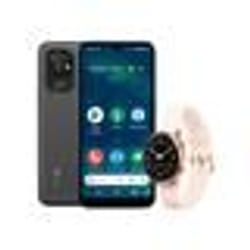 Smartphone 8100 32Go Gris et Watch Rose - Marque - Modèle - Double SIM - Nano SIM