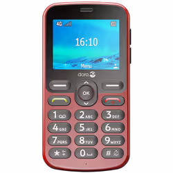 Doro 1880 Rouge Téléphone d'entrée de gamme