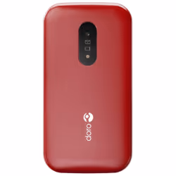 Doro 2820, Clapet, 320 x 240 pixels, Bluetooth, 1000 mAh, Rouge