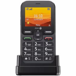 Doro Leva L10, Barre, SIM unique, 6,1 cm (2.4"), 2 MP, 1150 mAh, Noir