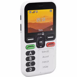 Doro Leva X10, Barre, SIM unique, 6,1 cm (2.4"), 2 MP, 1150 mAh, Graphite