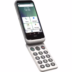 Doro Aurora A20 11,4 cm (4.5") Double SIM Android 14 4G USB Type-C 4 Go 64 Go 3000 mAh Noir, Blanc