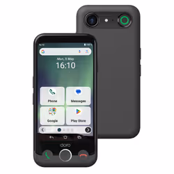 Doro Aurora A10, 11,4 cm (4.5"), 4 Go, 64 Go, 13 MP, Android 14, Noir
