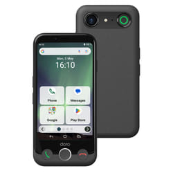 Doro Aurora A10 11,4 cm (4.5") Double SIM Android 14 4G USB Type-C 4 Go 64 Go 3000 mAh Noir