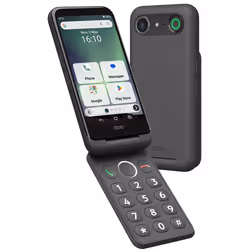 Doro Aurora A20, 11,4 cm (4.5"), 4 Go, 64 Go, 13 MP, Android 14, Noir