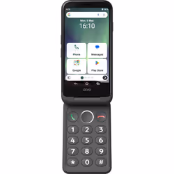 Doro Aurora A20 11,4 cm (4.5") Double SIM Android 14 4G USB Type-C 4 Go 64 Go 3000 mAh Noir
