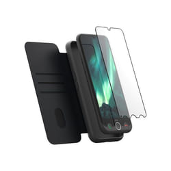 Smartphone Doro Pack seniors Aurora A30 graphite avec etui de protection noir + film de protection en verre trempé