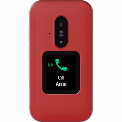 Doro Leva E30, Clapet, SIM unique, 7,11 cm (2.8"), 0,3 MP, 1150 mAh, Rouge, Blanc