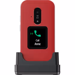 Doro Leva E30 7,11 cm (2.8") 142,7 g Rouge, Blanc Téléphone numérique - Vue supplémentaire 5