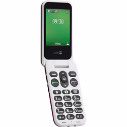 Doro Leva E30 7,11 cm (2.8") 142,7 g Rouge, Blanc Téléphone numérique - Vue supplémentaire 7