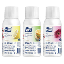 Tork 236056 purificateur d'air liquide Pulvérisateur de rafraichissement d'air Blanc Citron, Fleur, Fruit 75 ml 46 g