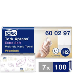 Tork Premium Extra Soft H2 Essuie-tout 700 feuilles enchevêtré blanc pour P-N: 451000 471026 552000 552008 552100 552108