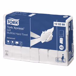 Tork 120289, 180 feuilles, Papier, Blanc, 21,2 cm, 25,5 cm, 8,5 cm