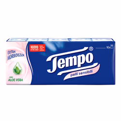 Tempo Pelli Sensibili, Blanc, Monochromatique, Classique, 10 pièce(s), 100 mm