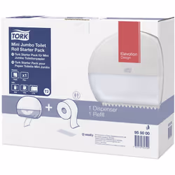 Tork 955000, Dérouleur papier toilette, Blanc, 352 mm, 139 mm, 284 mm, 1,5 kg