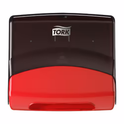 Tork 654008 distributeur de serviettes en papier Distributeur de papier-toilettes par feuille Rouge