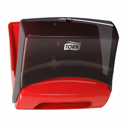 Tork 654008 distributeur de serviettes en papier Distributeur de papier-toilettes par feuille Rouge - Vue supplémentaire 4